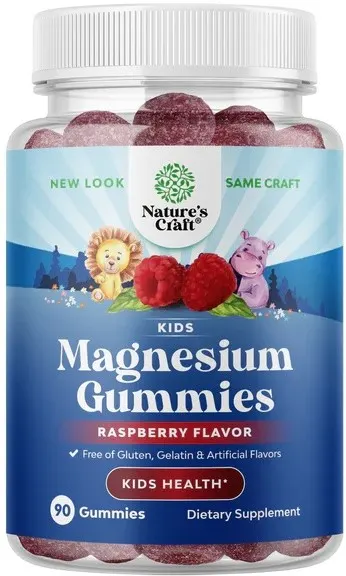 Magnesium Gummies Kids, 90 tablete de jeleu, Nature's Craft