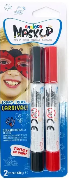 Cacioci de pictat pe fata Carioca Mask up - Canaval, 2 culori
