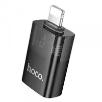 Adaptor OTG Lightning - USB-A HOCO UA36, Negru