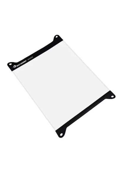 Carcasa TPU impermeabila Guide Map Large Clear - 33.2x43 cm - negru