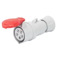 Priza industriala mobila HP - IP44/IP54 - 3P+E 16A 440-460V 60HZ - RED - 11H - Strangere cu surub