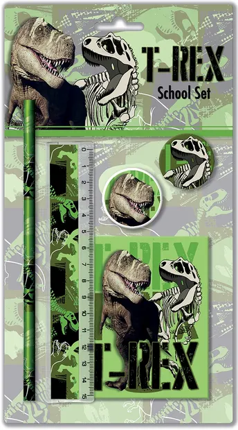 Set de rechizite școlare Graffiti T-Rex - T-Rex, 5 piese