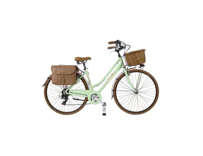 Bicicletă de oraș Dolce Vita by Canellini OLDSTYLE damă cu genți și coș