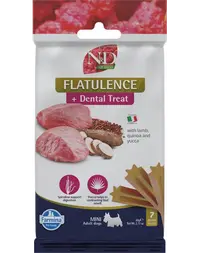 FARMINA N&D Quinoa Dental Treat Flatulence Mini 60 g gustare dentara pentru caini de talie mica