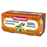 Piure morcov, cartof, dovlecel fara gluten, 2 x 80g, Plasmon