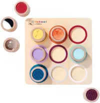 Set de joacă Eichhorn - Tablă senzorială Montessori, 9 părți