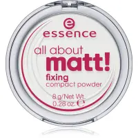 essence All About Matt! pudră transparentă compactă 8 g