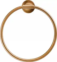 Inel prosop Duravit Stack T 0099470400, pe perete, 210 mm, metal, Bronz mat
