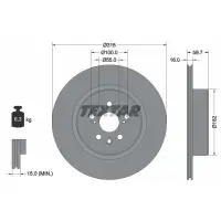 Disc frana TEXTAR 92169503