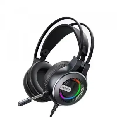 Casti Gaming Yesido EK02, USB, Jack, RGB, 2.2m, Negre
