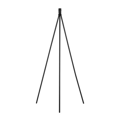 Lampa pla, Fenda pla E27 lampi, Stativ de pla negru, A60, negru, fara umbra, max. 40W