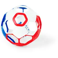 Oball Rattle Goals™ minge senzorială Red, White & Blue 0m+ 1 buc