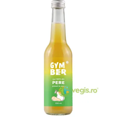 Suc de Pere 100% Natural Presat la Rece fara Zahar Adaugat 330ml