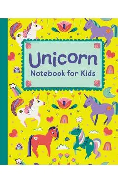 Unicorn Notebook for Kids: Featuring Cute Unicorn Art and Lined, Blank, Graphed and Bulleted Pages Perfect for Journaling and Doodling!