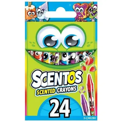 Set 24 creioane cerate parfumate Scentos