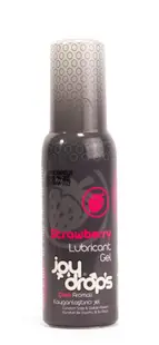 Gel Lubrifiant, JoyDrops, pe bază de apă, 100ml, arome căpșuni