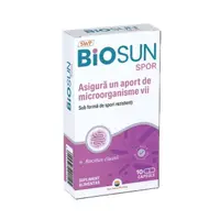 Biosun Spor 10 Capsule cu Bacillus Clausii