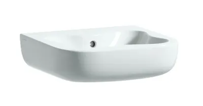 Lavoar baie pentru copii 45x41 cm, alb, semirotund, Laufen Florakids