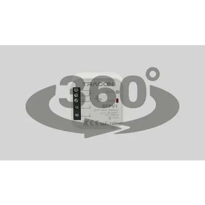 Unitate de receptie radio, in doza de aparat, 1 canal 230 V, 50 Hz, 1x5 A, 1NO/NC, 868.32 MHz