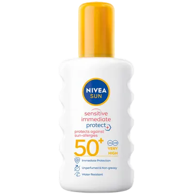 Spray pentru protectie solara impotriva alergiilor SPF50+, 200ml, Nivea
