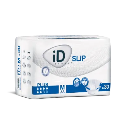 iD Expert Scutece adulti incontinenta plus cotton, masura M (30 buc / amb.)