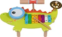 Jucărie muzicală Goki - Xilofon, crocodil