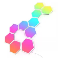 Panouri LED inteligente Govee - H6061 Glide Hexa, RGBIC, 10 bucăți, albe