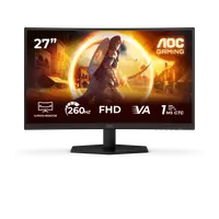 Monitor Gaming AOC C27G42ZE, 27", 1920 x 1080 pixeli, Black, Red, 3 ani Garantie