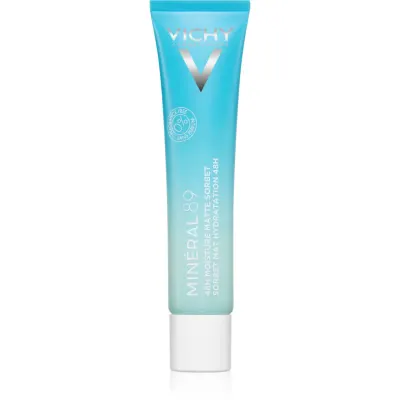 Vichy Minéral 89 48H Moisture Matte Sorbet crema de fata hidratanta pentru ten gras și mixt 40 ml