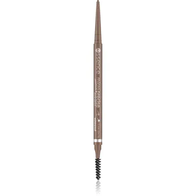 essence Micro Precise creion pentru sprâncene rezistent la apă cu pensula culoare 02 Taupe 0.05 g