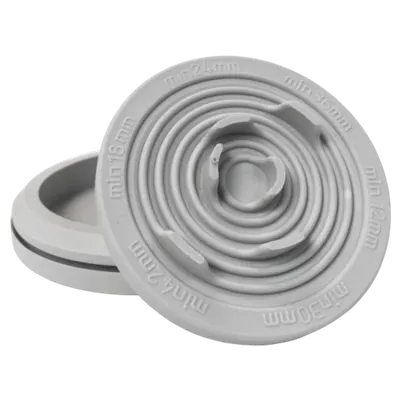 Capac vizitare T-RGDM40 RAL 7035 grey Singlegate UL94V-0