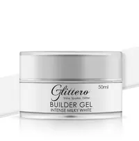 Gel de constructie Intense Milky White Glittero 50ml