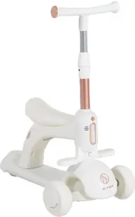 Trotinetă 2 în 1 Byox - Velvet Royal White