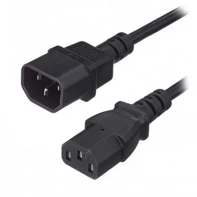 Cablu alimentare calculator-monitor-UPS 1,2 ml. IEC C13-IEC C14 TED