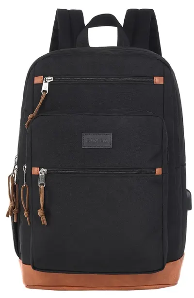 Ghiozdan pentru laptop Canyon - BPS-5 22L USB, 15.6", neagra