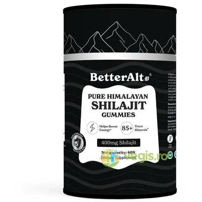 Jeleuri de Shilajit din Himalaya Better Alt 60 jeleuri