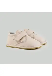Pantofi Barefoot din piele naturala - Pinkee - Roz - Roz pastel