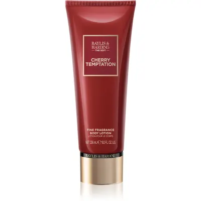 Baylis & Harding The Edit Cherry Temptation loțiune parfumată pentru corp pentru femei Cherry, Jasmin & Sandalwood 236 ml
