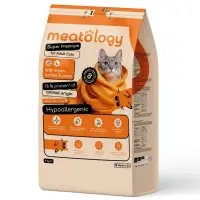 MEATOLOGY Adult Cats, Curcan și Mazăre, hrană uscată pisici, 9kg