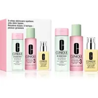 Clinique 3 Steps Skincare Systeme Oily Skin Types set cadou pentru ten gras
