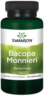Bacopa Monnieri, 250 mg, 90 capsule, Swanson