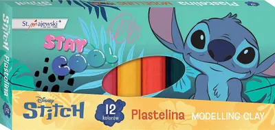 Plastilină St. Majewski Stitch - 12 culori
