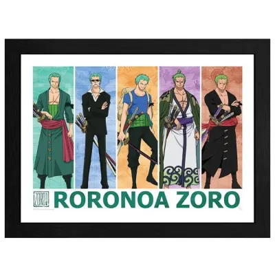 Poster cu Rama One Piece - Pirate Hunter Zoro (30x40)