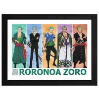 Poster cu Rama One Piece - Pirate Hunter Zoro (30x40)