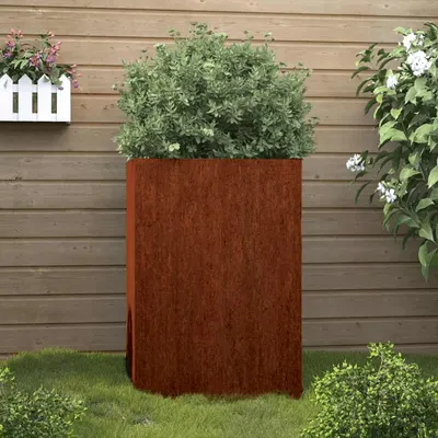 vidaXL Jardinieră, 52x48x75 cm, oțel corten