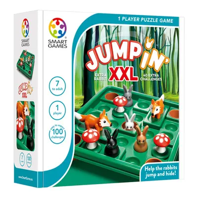 Smart Games - Jump In' XXL joc de logica cu 100 de provocari 7+ ani editie internationala