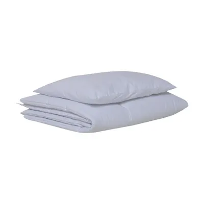 Lenjerie din bumbac cu 8 piese pentru saltea 120x60 cm Beberoyal ElefantBirds Roz