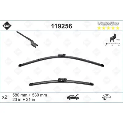 Lamela stergator SWF 119256