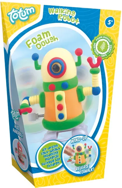 Set de creatie Totum - Fa un robot, galben