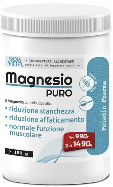 Sanavita Magnesio Puro Magneziu, 150 g, Paladin Pharma